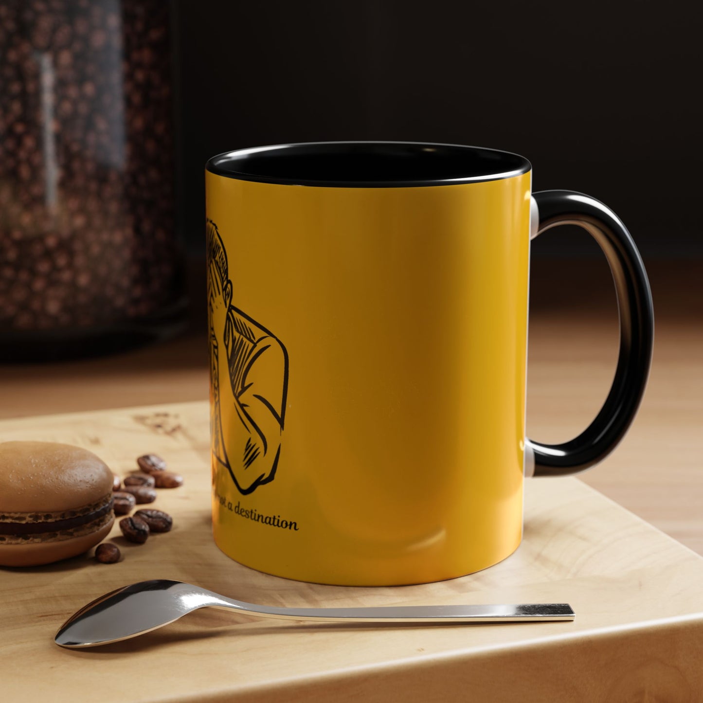 Healing is a journey, not a destination - Hero Menswear Accent Coffee Mug