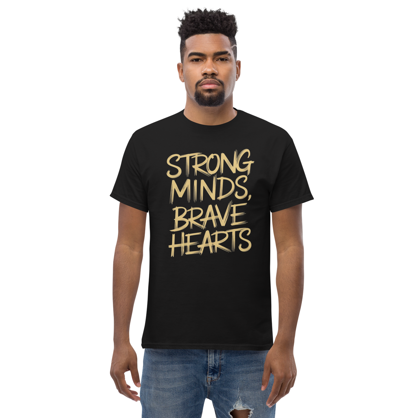 Hero Menswear "Strong Minds, Brave Hearts"  Classic Tee