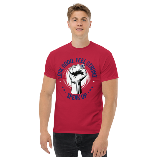 Hero Menswear Look Good, Feel Strong, Speak Up T-Shirt